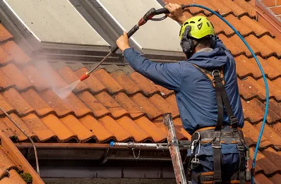 Démoussage et hydrofuge de toiture à Raulhac